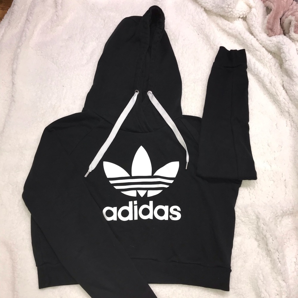 Adidas Cropped Hoodie